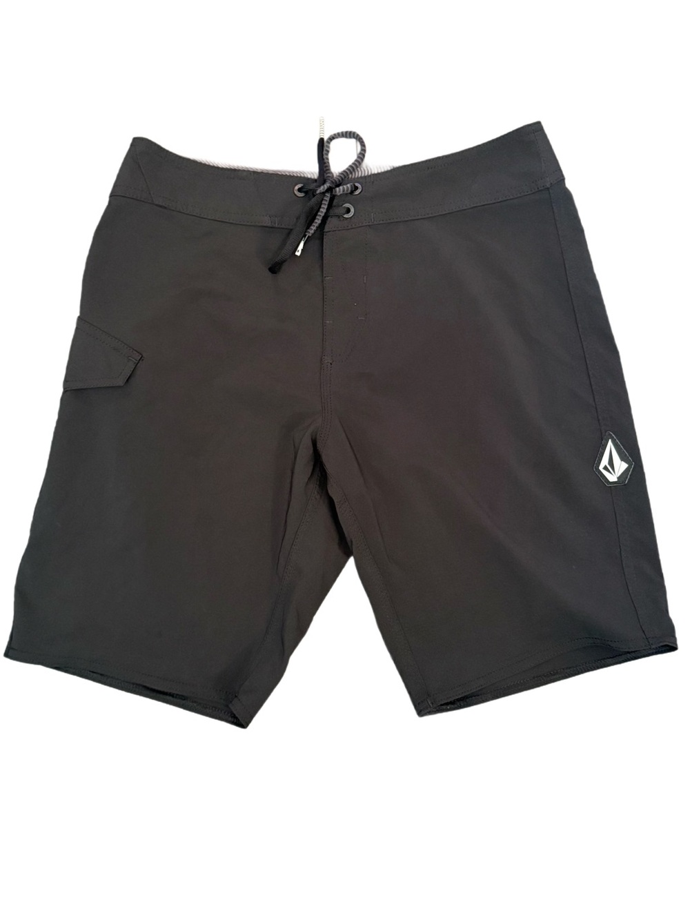🌻 Volcom Men’s Black Boardshorts Swim Trunks Waist 28